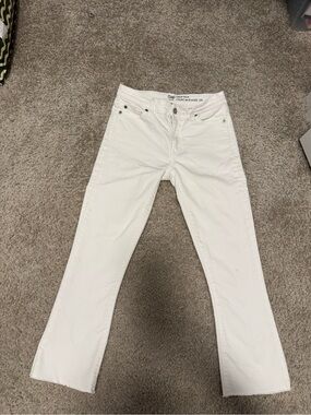 GAP Men's White Bootcut Jeans